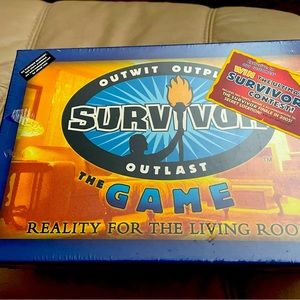 Vintage 2003 Survivor The Game board game. Never opened, in original wrap.